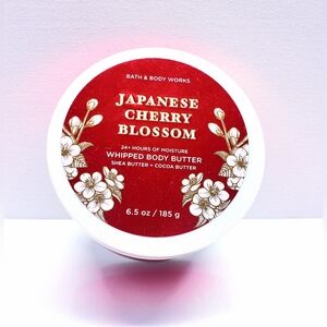Bath & Body Works JAPANESE CHERRY BLOSSOM Whipped Body Butter, 6.5 oz/185 g